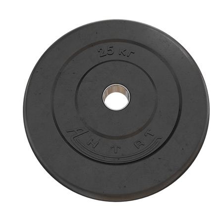 Черный блин Antat 25 кг 26 мм